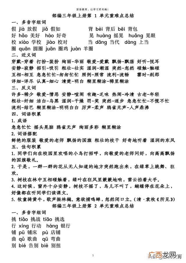 各种各样的什么填名词 各种各样的什么很什么很什么