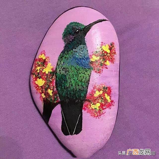 小学生石头画图片大全 创意彩绘石头