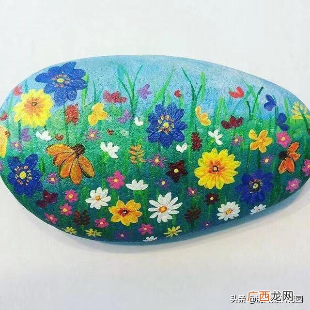 小学生石头画图片大全 创意彩绘石头