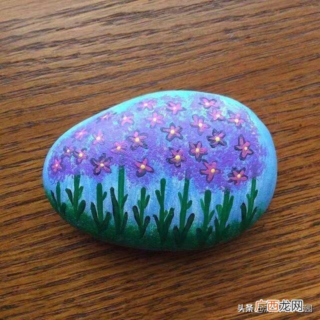 小学生石头画图片大全 创意彩绘石头