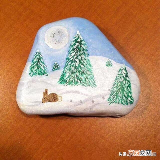小学生石头画图片大全 创意彩绘石头