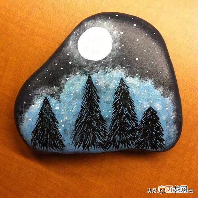 小学生石头画图片大全 创意彩绘石头
