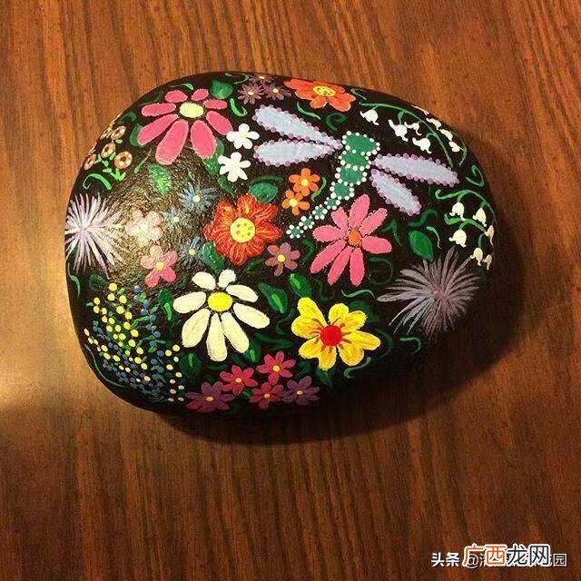 小学生石头画图片大全 创意彩绘石头