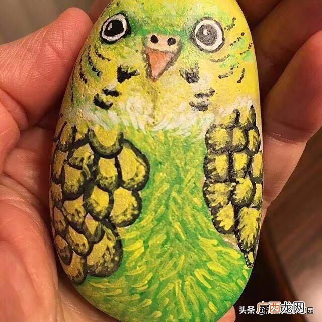 小学生石头画图片大全 创意彩绘石头