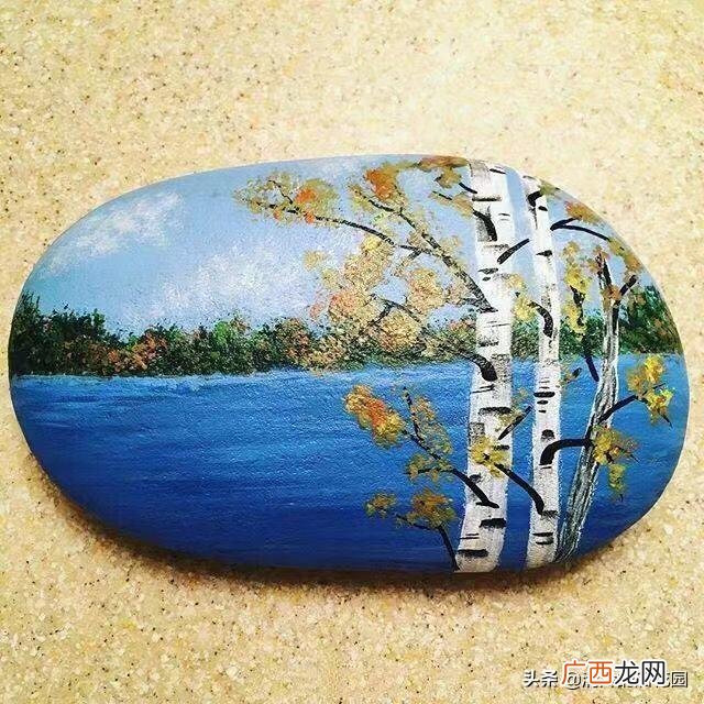 小学生石头画图片大全 创意彩绘石头
