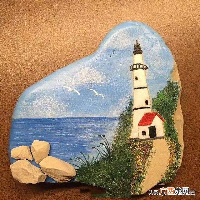 小学生石头画图片大全 创意彩绘石头