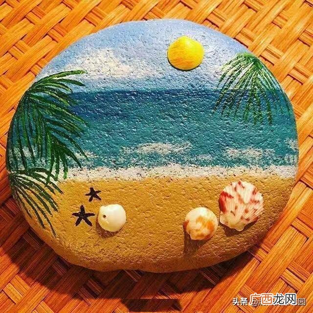 小学生石头画图片大全 创意彩绘石头