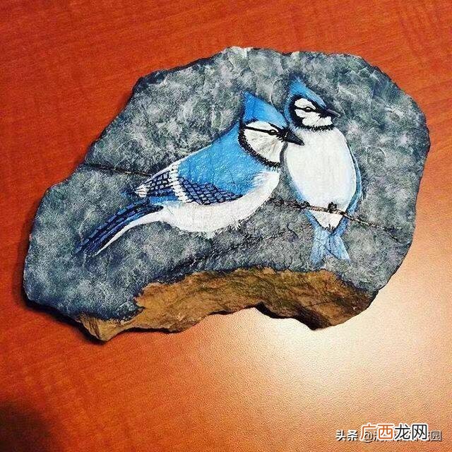 小学生石头画图片大全 创意彩绘石头