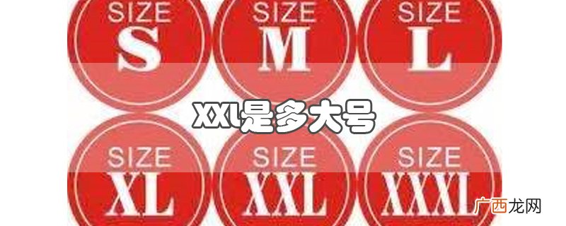 XXL是多大号