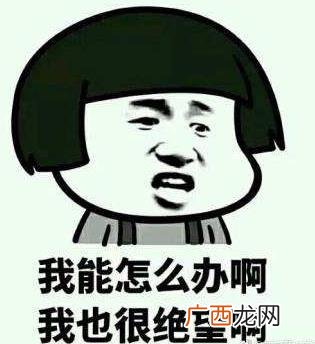 我能怎么办啊我也很绝望啊是什么梗？什么意思？出处及相关示例