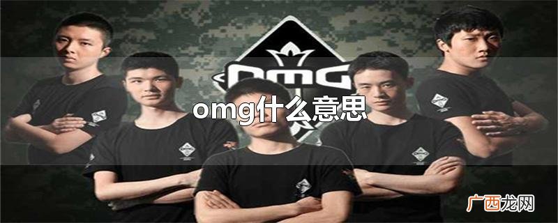 omg什么意思