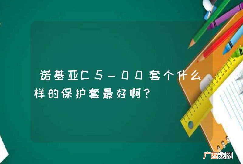 诺基亚C5-00套个什么样的保护套最好啊？