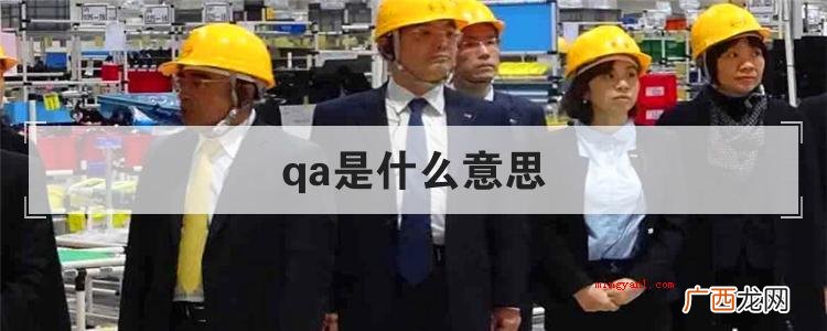 qa是什么意思
