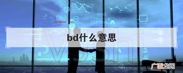 bd什么意思