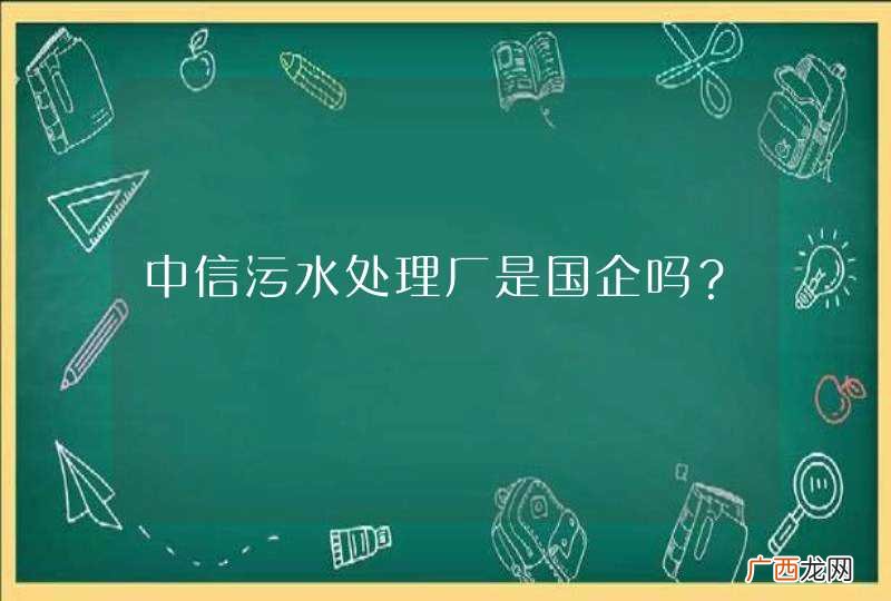 中信污水处理厂是国企吗？