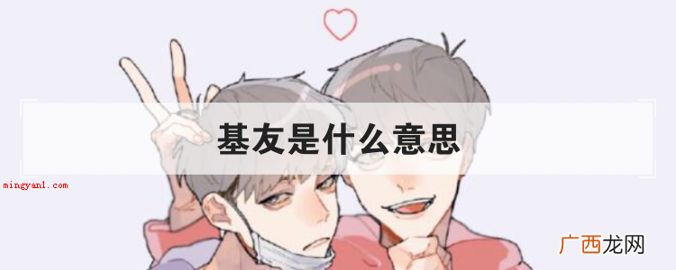基友是什么意思