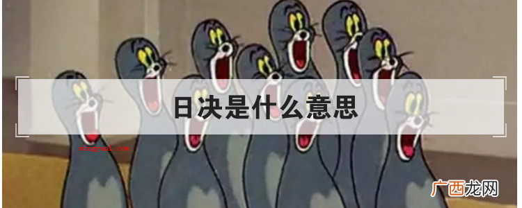 日决是什么意思