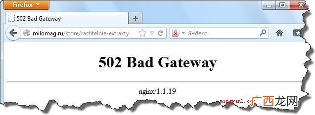 502 Bad Gateway是什么意思？