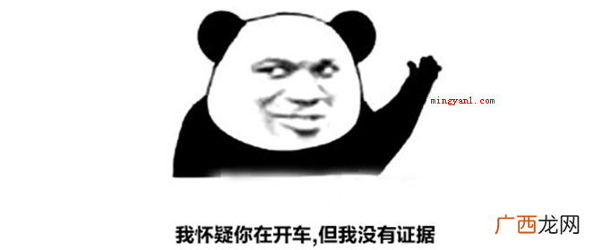 我怀疑你在开车但我没有证据是什么梗？