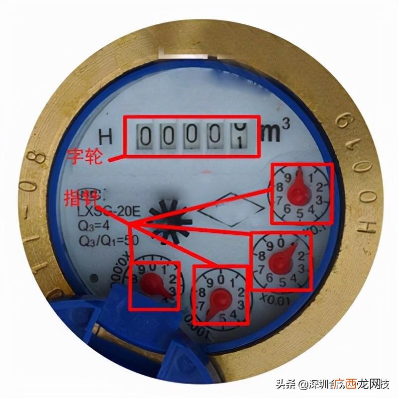 智能水表的吨数读数怎么看 怎么看水表上数字和用了多少水