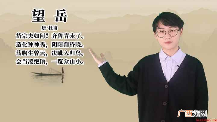 造化钟神秀,阴阳割昏晓,荡胸生曾云,决入归鸟 杜甫《望岳》讲解