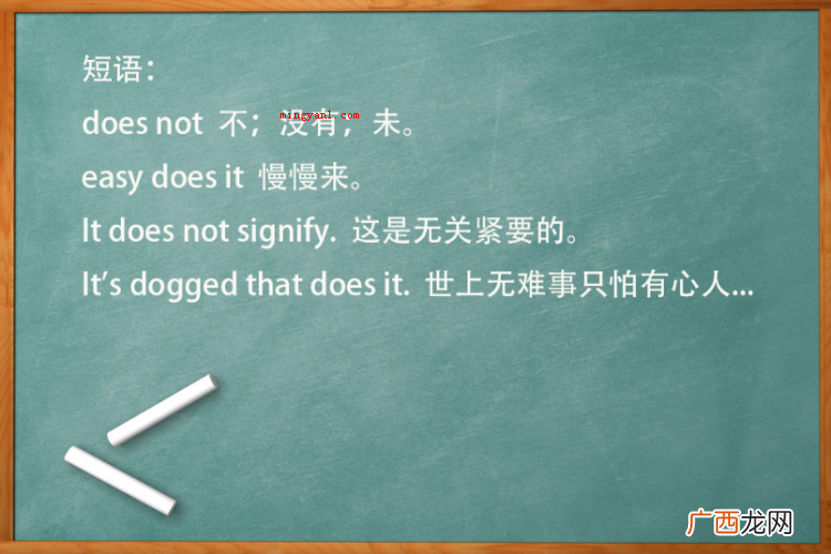 does什么意思