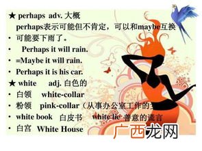 perhaps是什么意思,perhaps与probably的用法区别？
