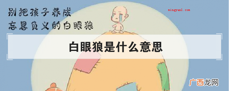 白眼狼是什么意思