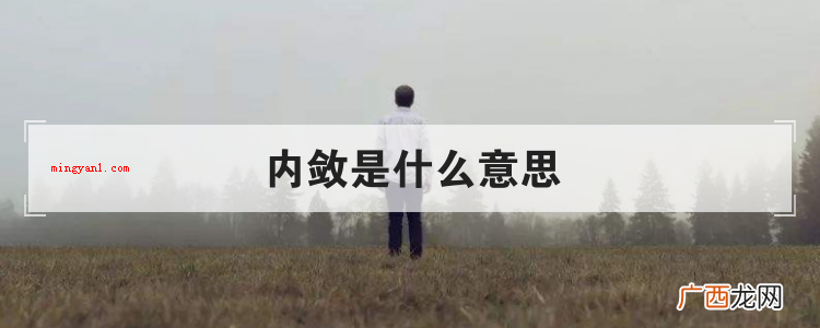 内敛是什么意思