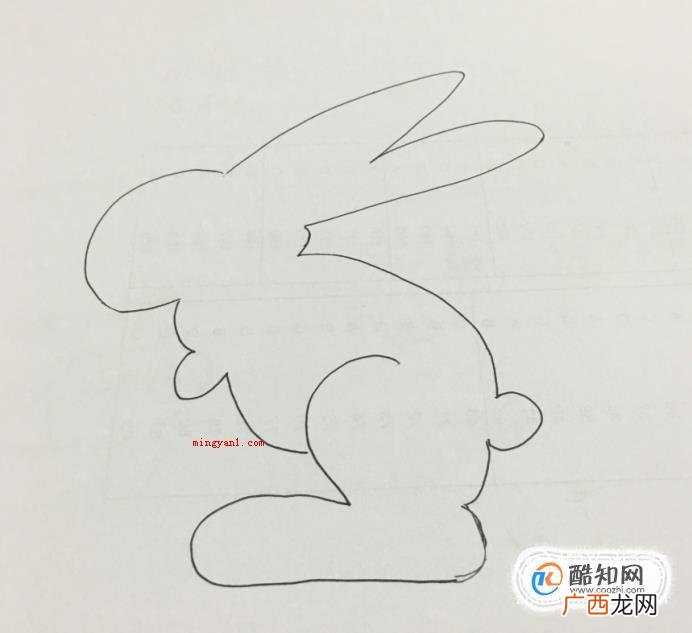 中秋节的玉兔怎么画