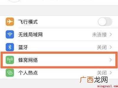 苹果手机怎么打开数据网络