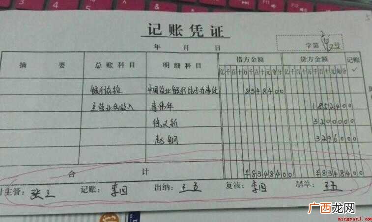 记账凭证是由谁填制的