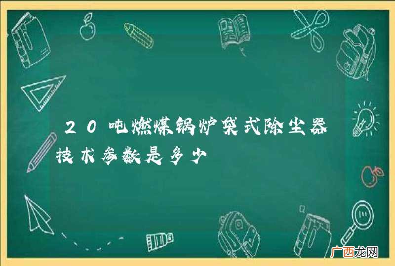 20吨燃煤锅炉袋式除尘器技术参数是多少