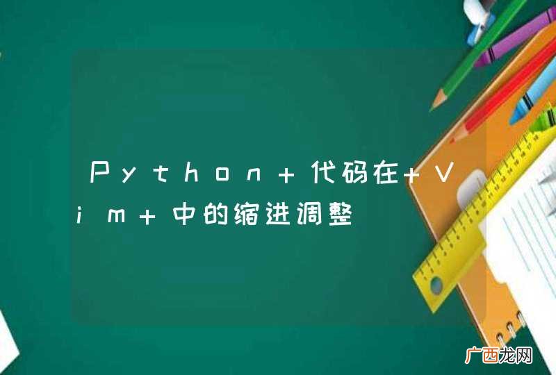Python 代码在 Vim 中的缩进调整