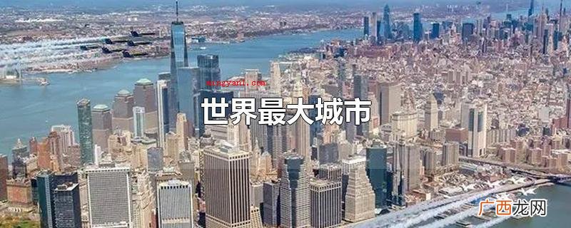 世界最大城市