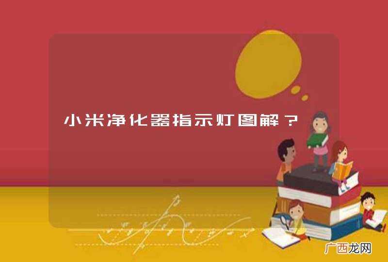 小米净化器指示灯图解？