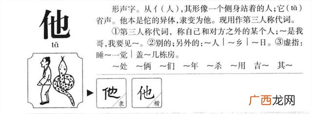 偁怎么读,他字怎么记？