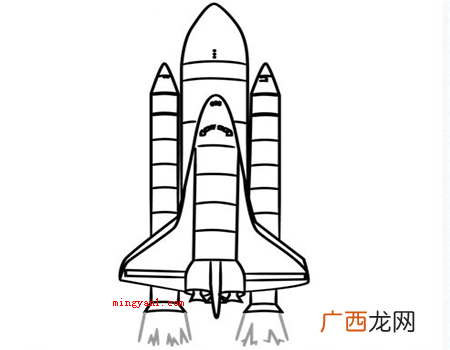 宇宙飞船简笔画