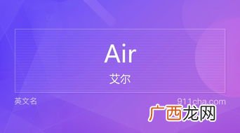 air是什么意思,Air的中文意思是什么？