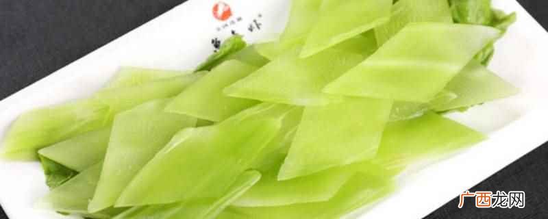 青笋和莴笋没有区别,二者指的是同一种食物 青笋和莴笋有什么区别