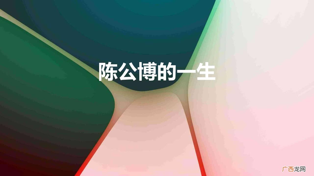 他是二号大汉奸,被枪毙后妻子去了国外 陈公博的一生