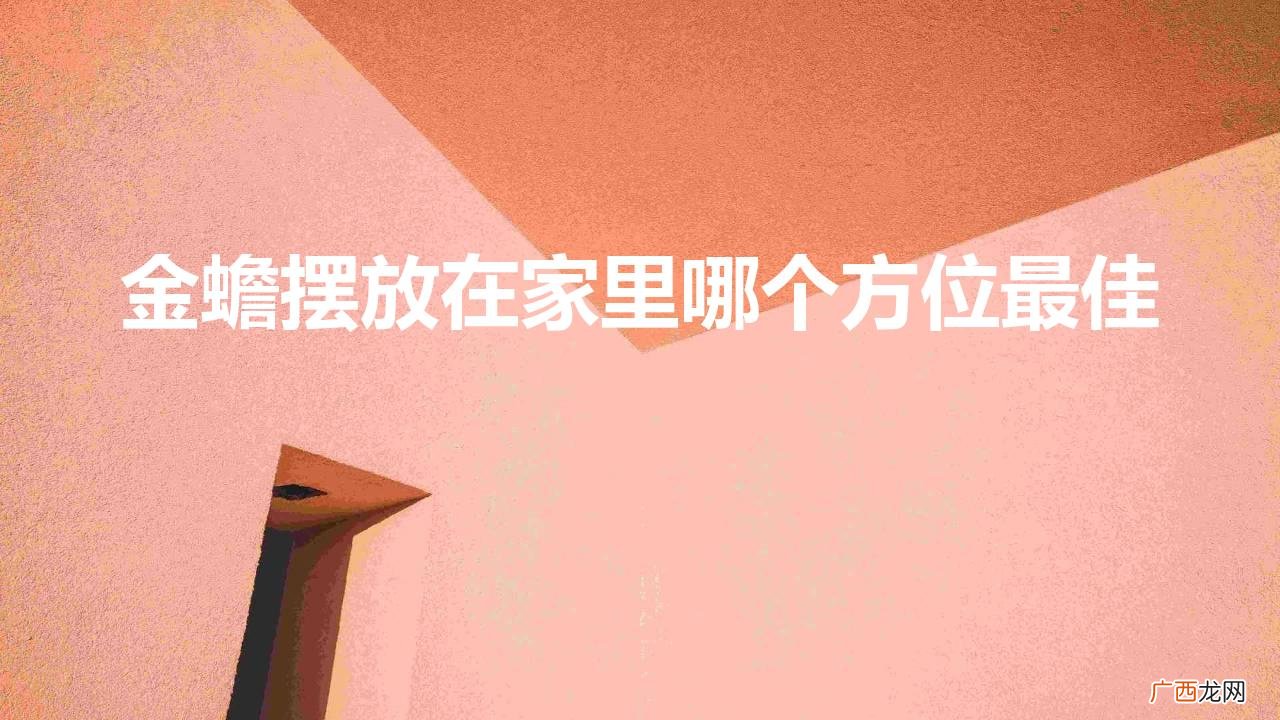 家中摆金蟾摆在什么方位好 金蟾摆放在家里哪个方位最佳