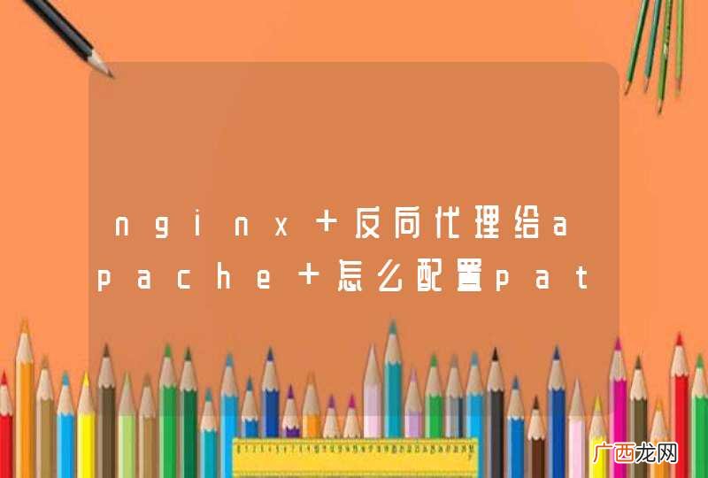 nginx 反向代理给apache 怎么配置path_info？