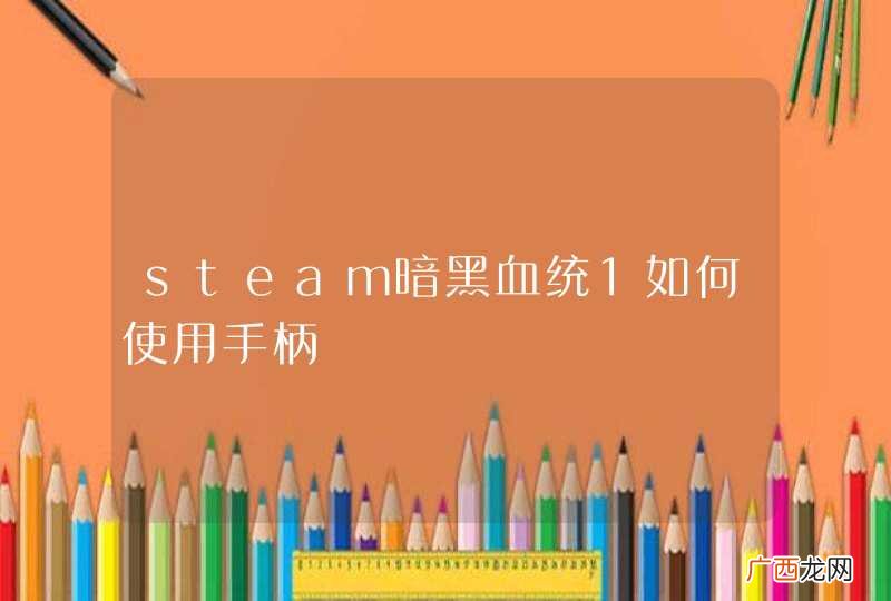 steam暗黑血统1如何使用手柄