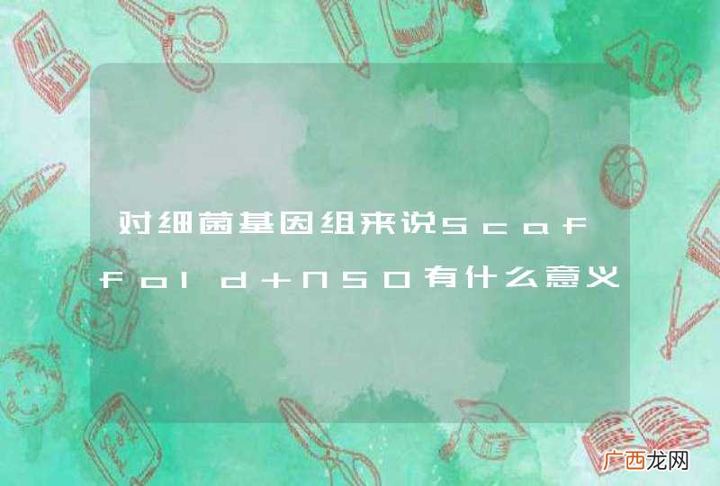 对细菌基因组来说Scaffold N50有什么意义