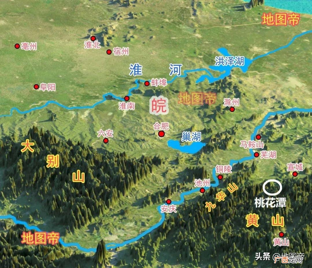 桃花潭在哪个地方 桃花潭水的桃花潭在哪里