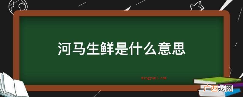 盒马鲜生是阿里对线下推广超市彻底重构的新零售业态 河马生鲜是什么意思