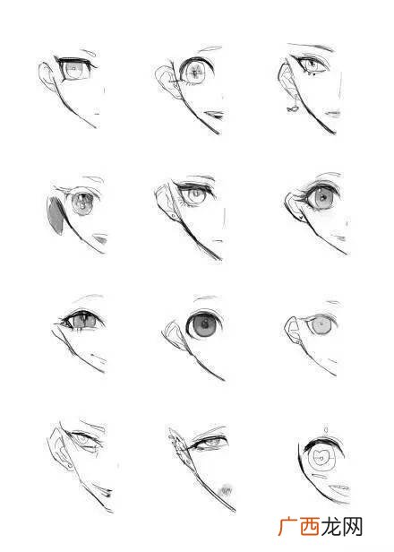 动漫男生眼睛怎么画,哪些男性动漫人物的眼睛是紫色的?