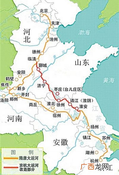 中国古代大运河有哪些,京沪杭大运河都经过啥地方?