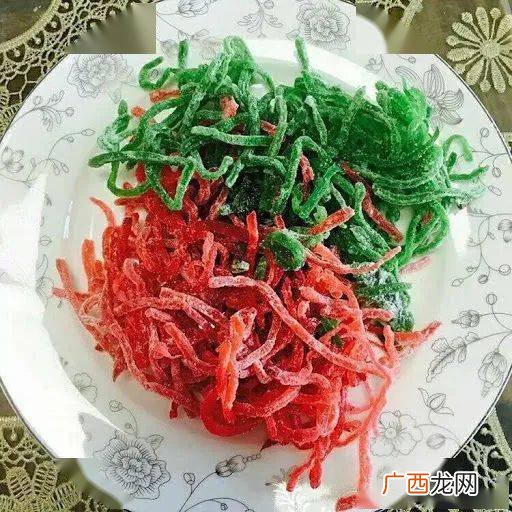 青红丝的原材料是什么,大连青红丝正宗做法?